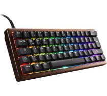 Sharkoon SKILLER SGK50 S4 Gen2 Wood PBT (wood/black, IT layout, Gateron G Pro 3.0 Yellow) 4044951042814