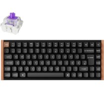Keychron K2 HE (black/wood, DE layout, Gateron Double-Rail Magnetic Nebula, aluminum frame) K2H-F1-DE