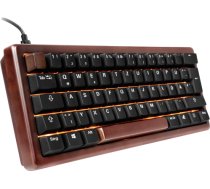 Sharkoon SKILLER SGK50 S4 Gen2 Wood PBT (wood/black, DE layout, Gateron G Pro 3.0 Yellow) 4044951042784