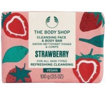 The Body Shop Strawberry Cleansing Face & Body Bar 100.0g 5028197251253
