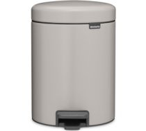 BRABANTIA atkritumu tvertne ar pedāli NewIcon, 5 l, Soft Grey - 252204 252204