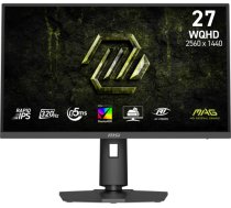 LCD Monitor MSI 27 " 2560 x 1440 pixels Wide Quad HD Native aspect ratio 16:9 LCD Flat MAG274QPFX32 MAG 274QPF X32