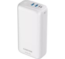 Canyon PB-301, 30 000 mAh, USB-A, USB-C, white - Powerbank CNE-CPB301W