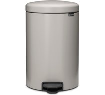 BRABANTIA atkritumu tvertne ar pedāli NewIcon, 20 l, Soft Grey - 254406 254406