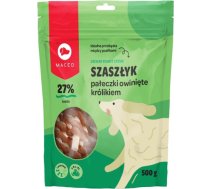 MACED Rabbit wrapped rawhide sticks - dog chew - 500 g 5907489317146
