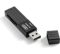XO memory card reader DK05A 2in1 USB 2.0, black