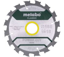 Griešanas disks kokam Metabo 628416000; 165x30 mm; Z16; 5° 628416000