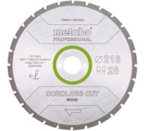 Griešanas disks kokam Metabo 628444000; 216x30 mm; Z28 628444000