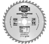 Griešanas disks kokam CMT K16040H; 160x20 mm; Z40; 10° K16040H