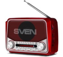 Skaļrunis Sven SRP-150 FM,AM,SW Radio Bluetooth Red SRP-150/R