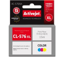 Activejet AC-576NX Canon printer ink, replacement Canon CL-576XL; Supreme; 15 ml; colour: blue, yellow, magenta AC-576NX