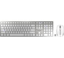 DW 9100 SLIM (white/silver, EU layout (QWERTY), Cherry SX scissor technology) JD-9100EU-1