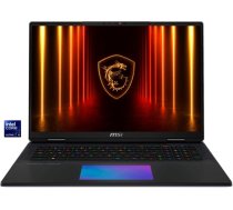MSI Titan 18 HX AI A2XWIG-073 (black/silver, Intel Core? Ultra 9 285HX, NVIDIA GeForce RTX 5080, 64 GB DDR5, 6 TB (2 TB SSD & 2 TB SSD & 2 TB SSD), Windows 11 Pro) - German - DE Layout 001824-073