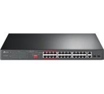TP-Link 24-Port 10/100Mbps + 2-Port Gigabit Unmanaged PoE+ Switch TL-SL1226P