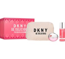 DKNY Be Delicious Fresh Blossom Dárková sada EDP 100 ml, tělový sprej 125 ml a kosmetická taštička 100ml 0085715962171