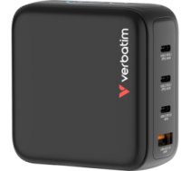 Lādētājs Verbatim Mini GaN Charger 140W 4-Port with Display 30240V