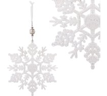 Springos Ziemassvētku eglītes rotājums, zvaigzne, sniegpārslas kulons 13 cm CA0081