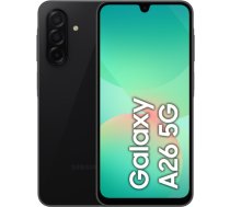 Samsung Galaxy A26 17 cm (6.7") Hybrid Dual SIM Android 15 5G USB Type-C 6 GB 128 GB 5000 mAh Black SM-A266BZKBEUC