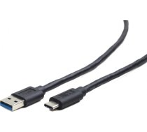 Gembird USB 3.0 AM to Type-C cable (AM/CM), 0.1m, black CCP-USB3-AMCM-0.1M