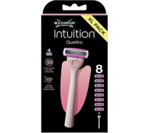 Wilkinson Sword Intuition Quattro - Holicí strojek + 8 hlavic 4027800179602