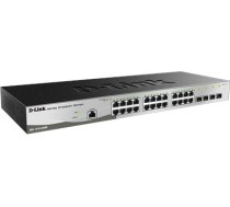 D-Link Metro Ethernet Switch DGS-1210-28/ME Managed L2 Rack mountable Gigabit Ethernet (copper) ports quantity 24 SFP ports quantity 4 Power supply type Single 24 month(s) DGS-1210-28/ME/E