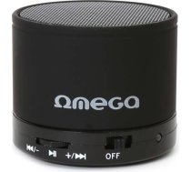Omega wireless speaker Bluetooth V3.0 Alu 3in1 OG47B, black (42643) 42643