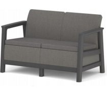 Keter Dārza dīvāns divvietīgs Scandi Linea 2 Seater Sofa pelēks 29214640ECY