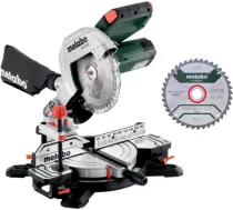 metabo KS 216 M set, chop and miter saw ((610216900), 1100 watts) 610216900