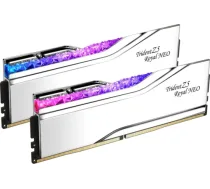 G.Skill DDR5 - 32GB - 6400 - CL - 32 (2x 16 GB) Dual Kit, memory (silver, F5-6400J3239G16GX2-TR5NS, Trident Z5 Royal Neo, AMD EXPO) F5-6400J3239G16GX2-TR5NS