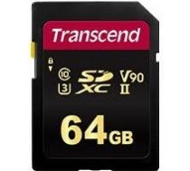 TRANSCEND SDXC/SDHC 700S 64GB UHS-II U3 Class 10 V90 TS64GSDC700S