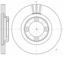 Delphi Bremžu disks BG2548 BG2548