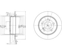 Delphi Bremžu disks BG2291 BG2291