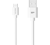 Silicon Power USB A to Micro USB-B cable LK10AB White SP1M0ASYLK10AB1W