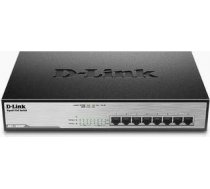 D-Link 8-Port Desktop Gigabit, 8 X PoE+ up to 30W, max. 140W DGS-1008MP