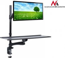 Maclean MC-681 Single Monitor Sit-Stand Workstation Screen Keyboard Arm Bracket MC-681