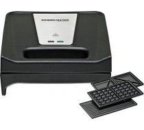 Rommelsbacher Multifunctional toaster and grill SWG 700 Black/ stainless steel, 700 W, Number of plates 3, Number of sandwiches 4 SWG 700
