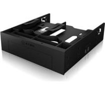 Raidsonic Icy Box IB-5251 Mounting frame for 2x2,5" + 1x3,5" HDD/SSDs in 1x5,25" bay, with front panel, black IB-5251