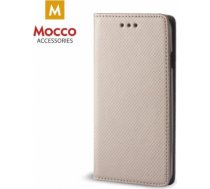 Mocco Smart Magnet Book Case Grāmatveida Maks TelefonamNokia 6.1 Plus / Nokia X6 (2018) Zeltains NOKIA 6.1 PLUS / NOKIA X6 (2018