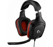 Logitech Gaming Headset G332 Symmetra - Black/Red - 3.5 MM, Leatherette 981-000757
