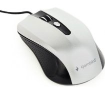 MOUSE USB OPTICAL BLACK/SILVER/MUS-4B-01-BS GEMBIRD MUS-4B-01-BS