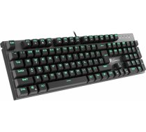 Natec GENESIS Keyboard mechanical THOR 300 US, Green Backlight,USB, BLUE OETEMU US lay NKG-0947