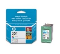 Hewlett-packard HP no.351 Tri-colour Inkjet Print Cartridge with Vivera Inks / CB337EE CB337EE