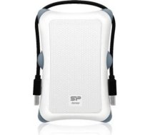 External HDD Silicon Power Armor A30 2.5'' 2TB USB 3.0, Anti-shock, White SP020TBPHDA30S3W