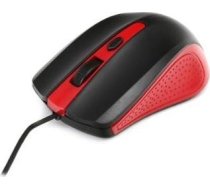 Omega OM05R Standarta 3D Optiskā Datora Pele Ar Vadu / 1000 DPI / USB / Sarkana OM05R