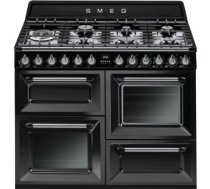 Smeg TR4110BL1 Cooker | 110x60 cm | Victoria | Black | Hob type: Gas | Type of main oven: Thermo-ventilated | Type of second oven: Fan assisted | A | A TR4110BL1
