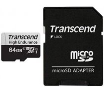 MEMORY MICRO SDXC 64GB W/ADAPT/UHS-I TS64GUSD350V TRANSCEND TS64GUSD350V