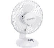 Mesko MS 7308 Desk Fan, Number of speeds 2, 30 W, Oscillation, Diameter 23 cm, White MS 7308