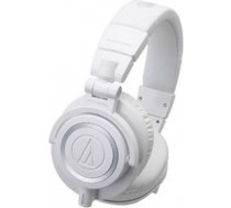 Audio Technica austiņas ATH-M50XWH 3.5mm (1/8 inch), Headband/On-Ear, White ATH-M50XWH