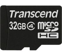 Transcend Memory card microSDHC 32GB Class 4 TS32GUSDC4