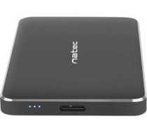 Natec external enclosure OYSTER PRO for 2,5'' SATA, USB 3.0, black, Alu. NKZ-1430